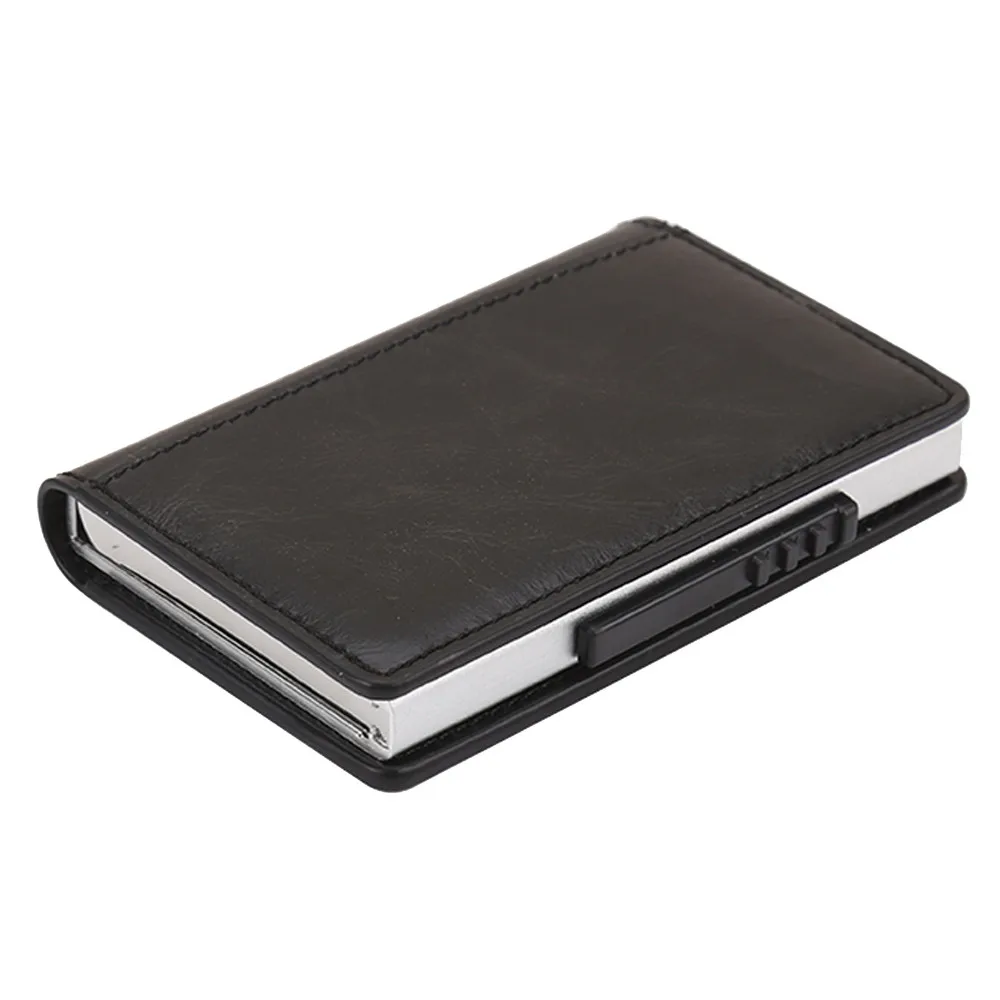 

Masion Fabre 2019 Women Men ID Credit Card Protector Wallet Card Holder Package Box solid color function bag hot Drop Shipping