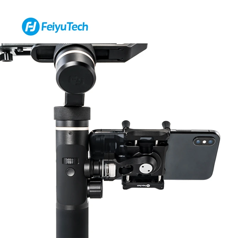 Feiyu мобильного телефона держатель кронштейн зажим-переходник для Feiyu SPG2 G6 G6plus G5 экшн Камера шарнирный зажим держатель для iPhone X