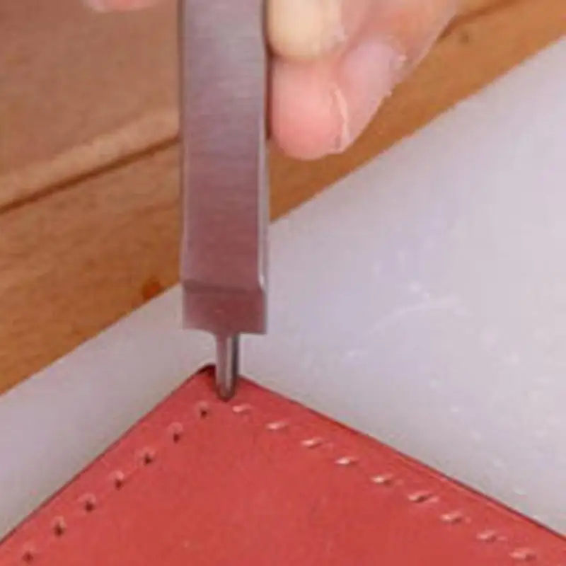 DIY из нержавеющей стали ремесло кожаное отверстие плоские удары сшивание инструмент для пробивки