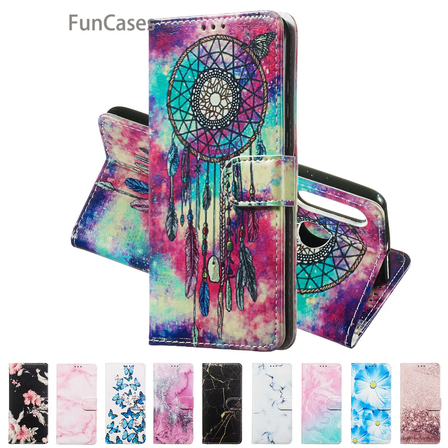 

Black Gold Cellular Phone Cover For Samsung J510 Samsung Galaxy J5 2016 J4 Plus J6 J3 2017 Eurasian J7 J710 PU Leather Flip Case