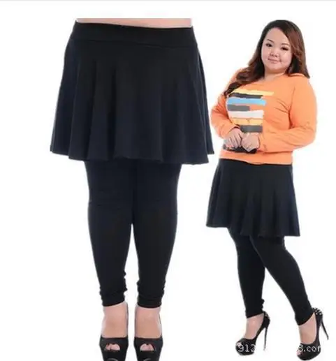 XXXL XXXXXL plus size leggings for fat women 100KG sexy capris elastic slim Pants large Size skirt and pants 