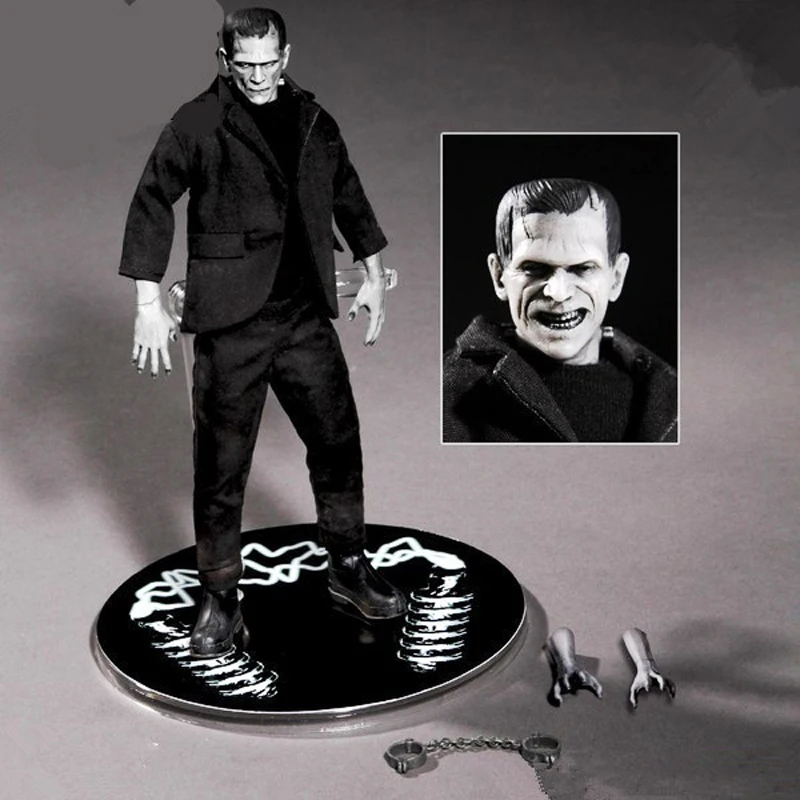 

Free Shipping Cool 7" Frankenstein Cotton Cloth Moveable Boxed 18cm PVC Action Figure Collection Model Doll Toys Gift