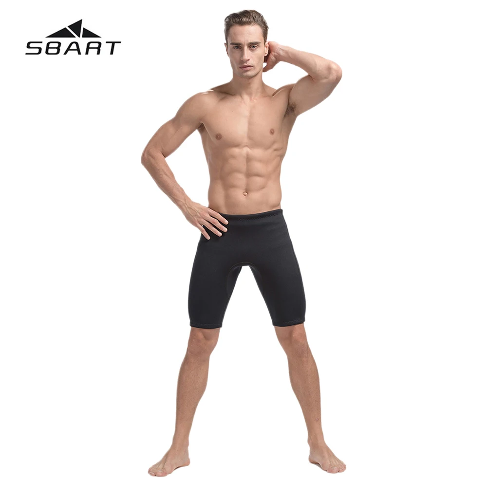 

SBART Mens Swimsuits 3mm Neoprene Men Swimwear Surfing Windsurfing Wetsuit Swimming Trunks Sunga Masculina Snorkeling Shorts