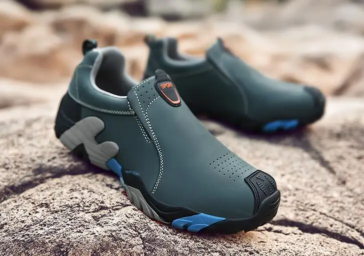 

Unisex autumn winter hiking shoes men women genuine leather breathable non-slip sports sneakers walking trekking camping shoes