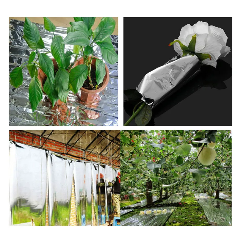 Plant Double Sides Reflective Mylar Film Agricultural Garden