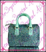 Aidocrystal shenzhen china tasche frau giltter blau kristall handtaschen China kristall abendtasche hochzeit mädchen blickfang kupplung