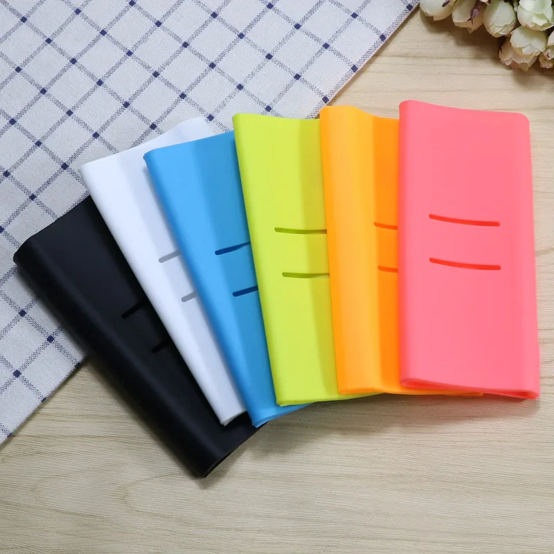 Внешний Противоскользящий силиконовый чехол для Xiaomi Power Bank 2 10000 мАч 20000 2C