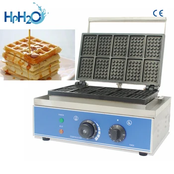 Commercial Non-stick 10 pcs electric egg belgian waffle maker waffle pops baker cake oven waffle machine cake pops