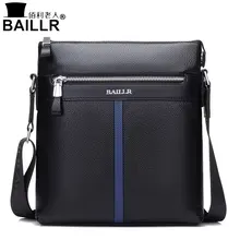BAILLR Marke Echtes Leder Hohe Qualität Business Männer damentasche Messenger Taschen Männer Leder Crossbody Umhängetasche Männer Reisetaschen