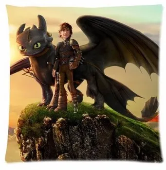 

Personalized Popular Cartoon Dragon Night Fury How to Train Your Dragon Custom Throw Pillow Covers Pillowcase Nice Special Gift