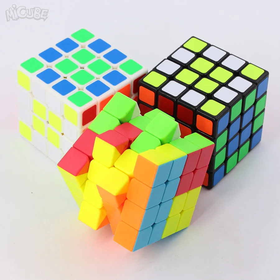 Кубик без наклеек QiyuanS QiYi магический куб 4x4x4 скоростной куб 4x4 Qiyuan головоломка 62 мм игрушки для конкурса для детей Дети cubo WCA