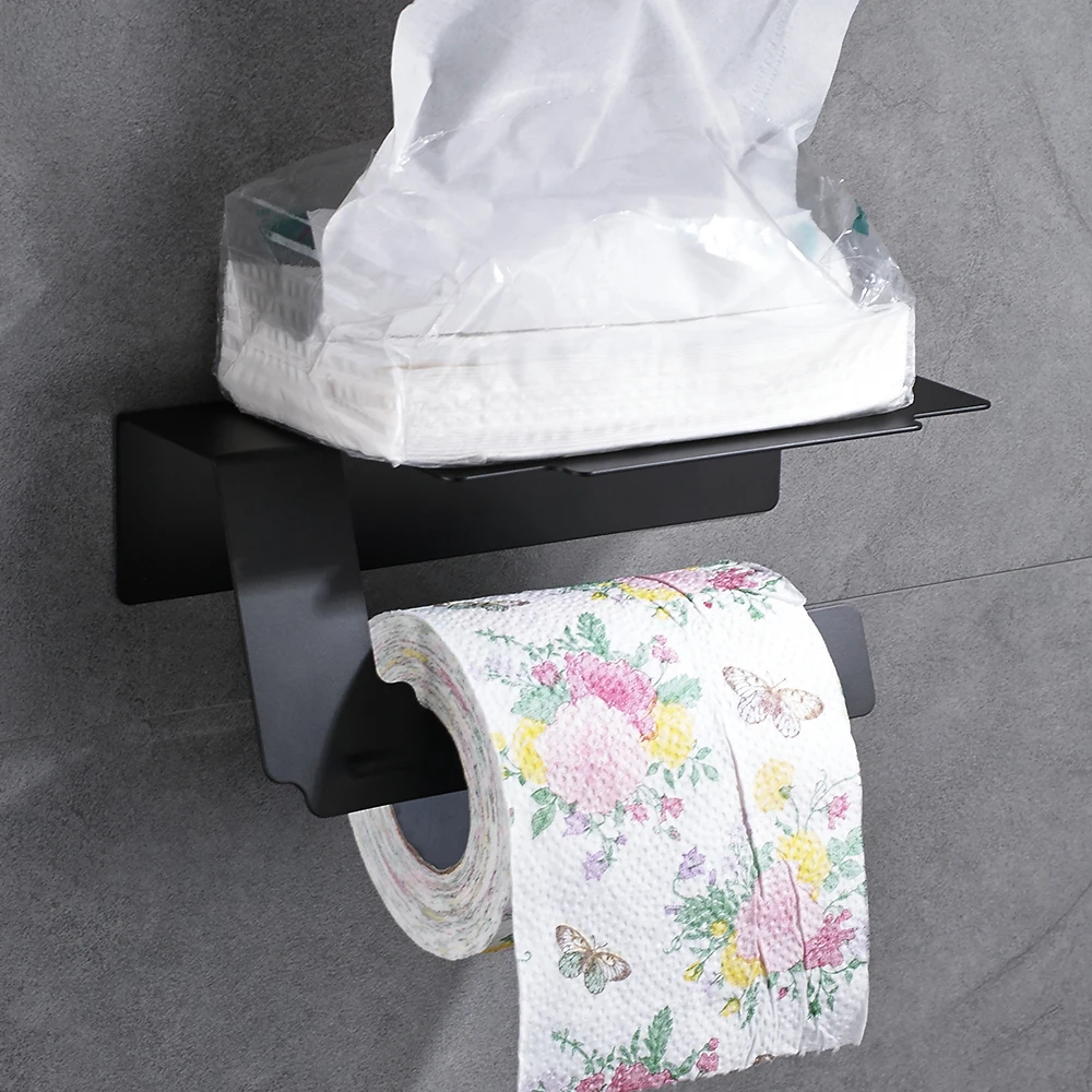 Держатели для бумаги из нержавеющей стали хромированная подставка для телефона для туалетной бумаги настенные аксессуары для ванной комнаты без крышки WC стойки WF-18063