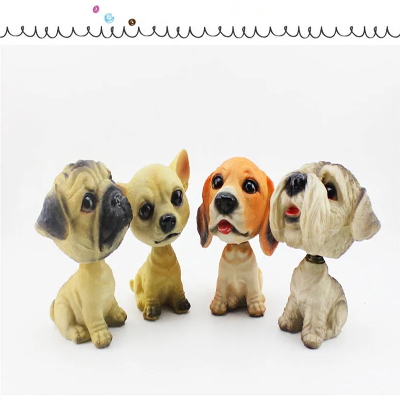 Cute Car Shaking His Head Dog Ornaments To Drive font b Vehicle b font Furnishings Decoration