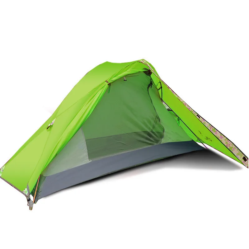 FLYTOP высокопрочный Сверхлегкий Алюминиевый сплав полюс кемпинговая палатка 1 человек двойной слой водонепроницаемый тент для горной поездки