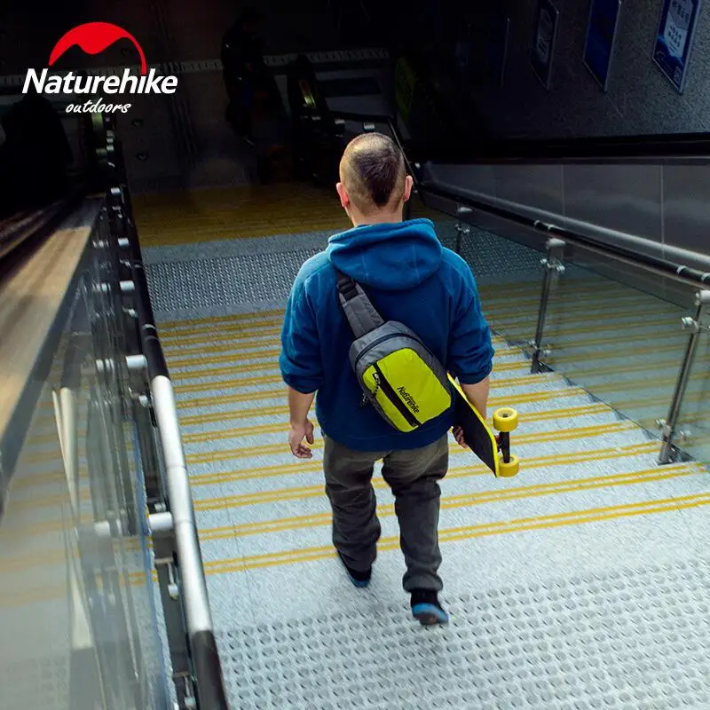 Naturehike outdoor waterproof shoulder bag men and women travel sports bag chest bags leisure riding hiking backpacks