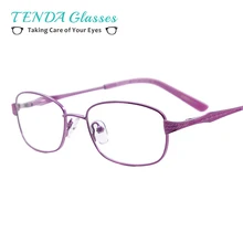 Металлические полуобода овальные очки модные очки женские очки для очков по рецепту