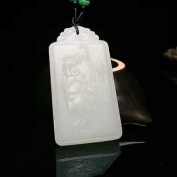 

h54#Exquisite Hetian jade auspicious Buddha Pendant