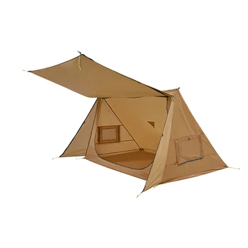 

OneTigris 4 Season Tent Ultralight Shelter for Bushcrafters & Survivalists Camping Hunting Hiking 68D Polyester Taffeta