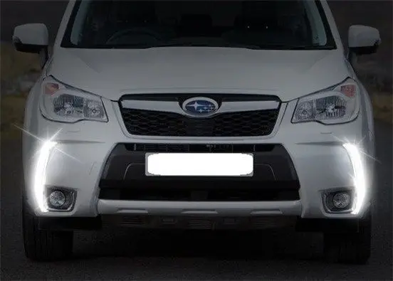 Для Subaru Forester сменный хром светодиодный дневные ходовые огни руководство DRL