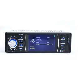 3.6 "tft Экран 12 В Bluetooth V2.0 автомобиля Радио аудио стерео Поддержка заднего вида Камера MP5 USB SD AUX В плеер с Дистанционное управление