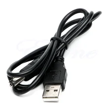 Горячий USB 2,0 штекер A к DC 5,5 мм x 2,1 мм штекер DC Шнур питания Кабель