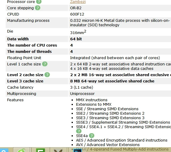 AMD FX 4100 четырехъядерный процессор AM3+/8 Мб/95 Вт FX серийный FX-4100