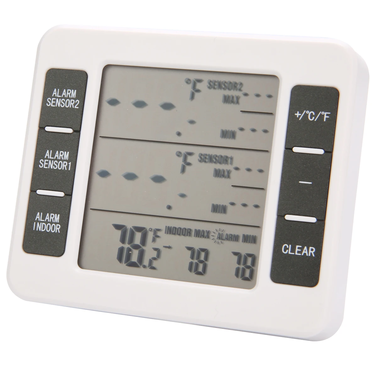 1pcs Mayitr LCD Digital Thermometer Temp Meter Weather Station Indoor Outdoor Wireless Transmitter Temperature Instruments