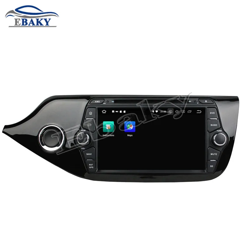 Sale NaviTopia 8inch 4GB RAM 64GB ROM Octa Core Android 9.0 Car DVD Player For KIA CEED 2014/Bluetooth/GPS 3