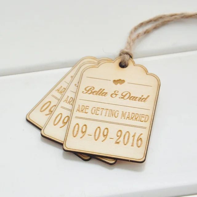 wedding favor tags