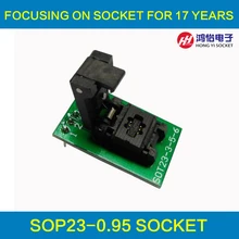 SOT23-6-0.95 раскладушка Pogo контактный зонд тестовая розетка SOT23-6-0.95-CP01PNL Программирование разъем шаг 0,95 размер чипа 1,6*3 мм