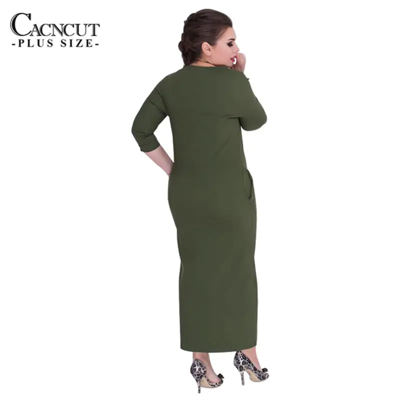 CACNCUT, 5XL, 6XL, большой размер, длинное платье, сексуальное, с разрезом, элегантное, макси, платья, весна, для женщин, для офиса, вечерние, платье, большой размер, Vestido