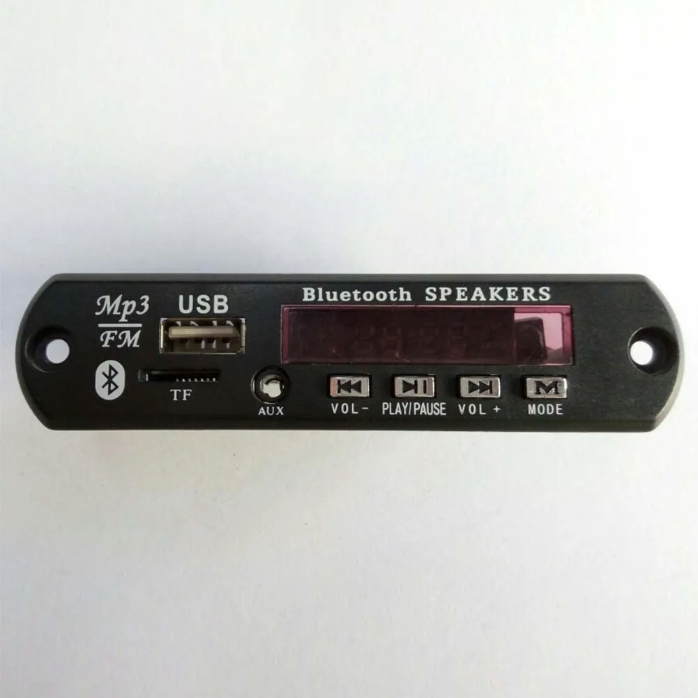 Беспроводной Bluetooth 12 в MP3 WMA декодер плата аудио модуль USB TF радио с пультом