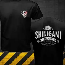 Shinigami Academy от Ichigo Kurosaki Bankai Seireitei Soul society футболка с рисунком аниме «Блич» новейшая Мужская модная летняя короткая футболка