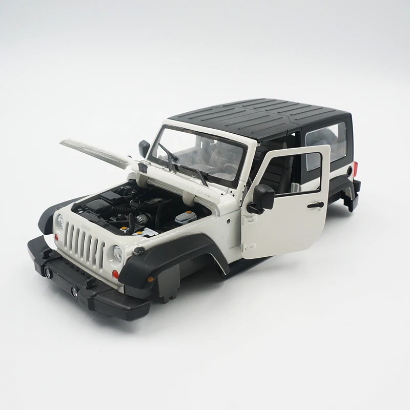 Список RC Rock Crawler 1/24 Jeep Wrangler Rubicon Diy Автомобильный корпус для авто gk24 корпус из металлического сплава - Цвет: Белый