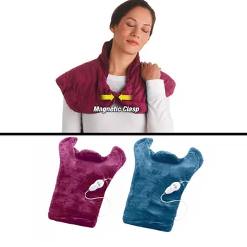 

Flannel Warm Electric Heated Health Relief Wrap Neck Shoulder Back Therapy Muscles Pain Relief Pad Massaging Heat Wrap Massager