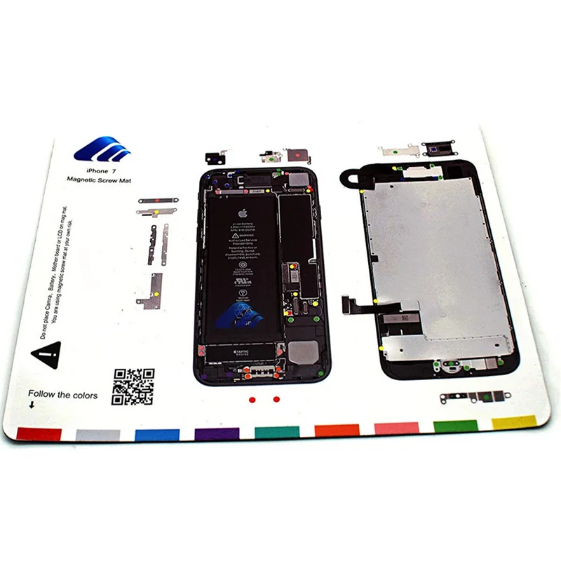 Профессиональный Магнитный винт памяти коврик для iPhone 6/6 P/6 S/6SP/7/7 P/8/8 P/X Plus ремонт рабочие колодки и винт расположение Шаблоны