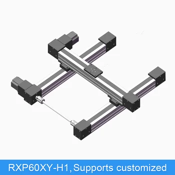 

RXP60XY-S Motorized XY Stage Synchronized Belt Linear Module Guide Motion Rail Slide Table Actuator For CNC Linear Position Kit