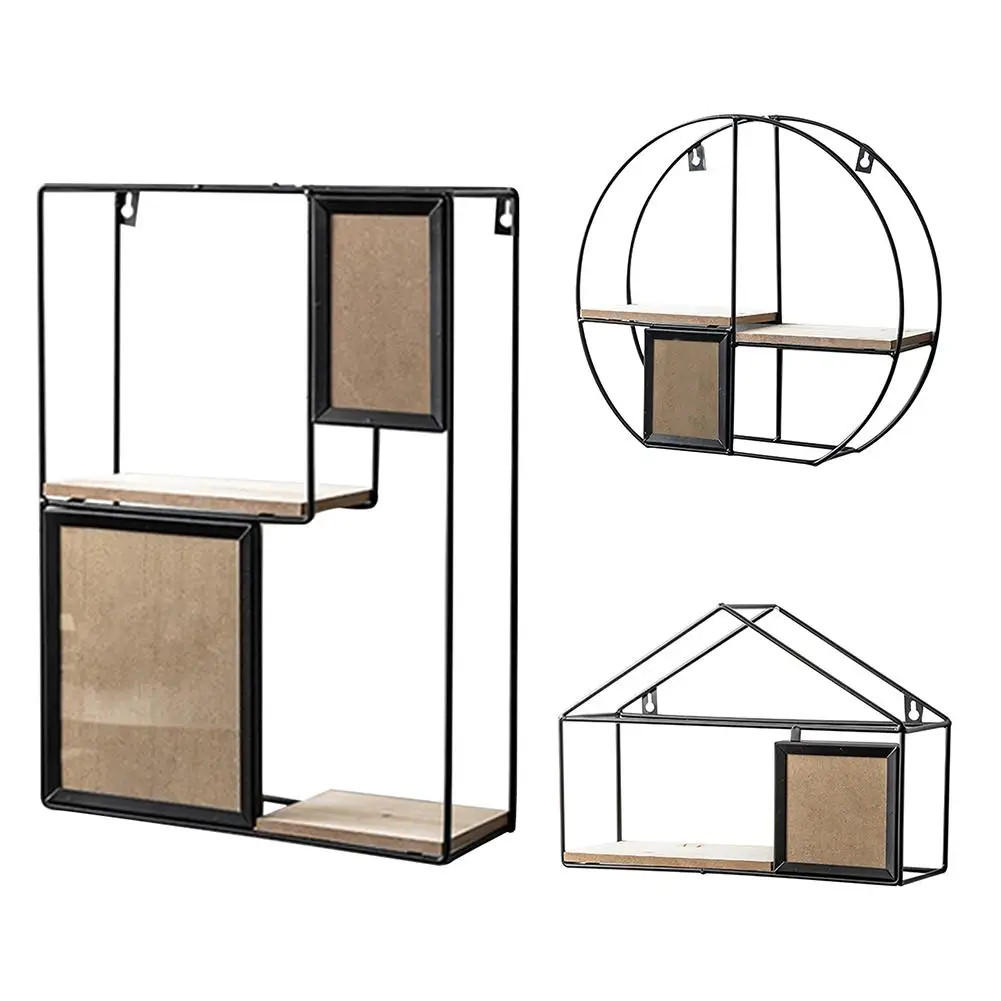 

Decorative Frame Innovative Wall Shelf Rustic Wooden Floating Decorative Shelves For Bedroom Living Room Bathroom Kitchen