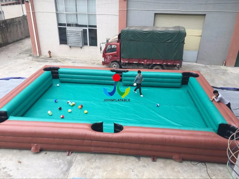 

Hot Sale PVC Custom Make Inflatable Snooker Pool For Sale, Cheap Inflatable Billiard Pool, Portable Inflatable Snooker Field