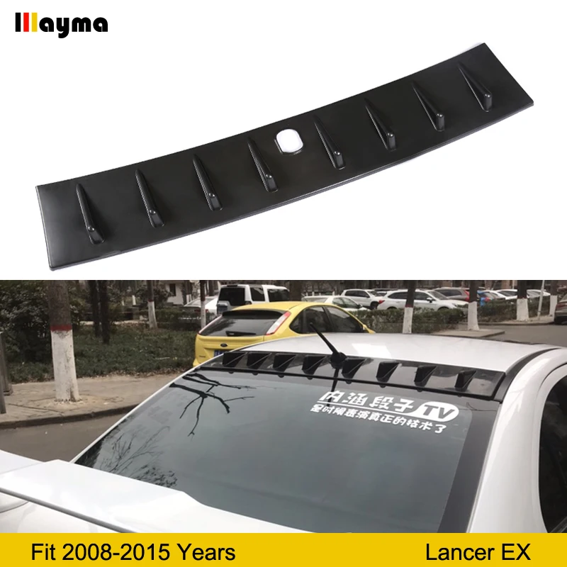 Спойлер для крыши в стиле акулы Mitsubishi Lancer EX спойлер заднего крыла багажника 2008 2015