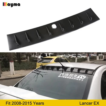 

Shark Style Roof wing spoiler For Mitsubishi Lancer EX trunk rear wing spoiler 2008-2015 year Lancer ex PP back window spoiler