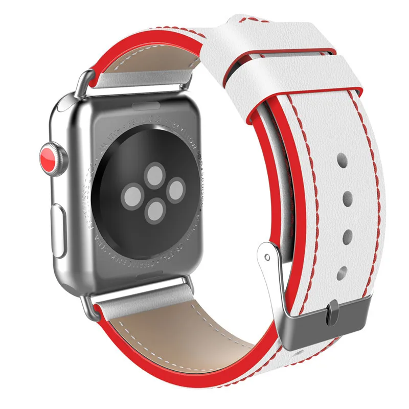 Laforuta качественный кожаный ремешок для часов Apple Watch Band 44 мм 42 40 38 iWatch Series 4 женщин и