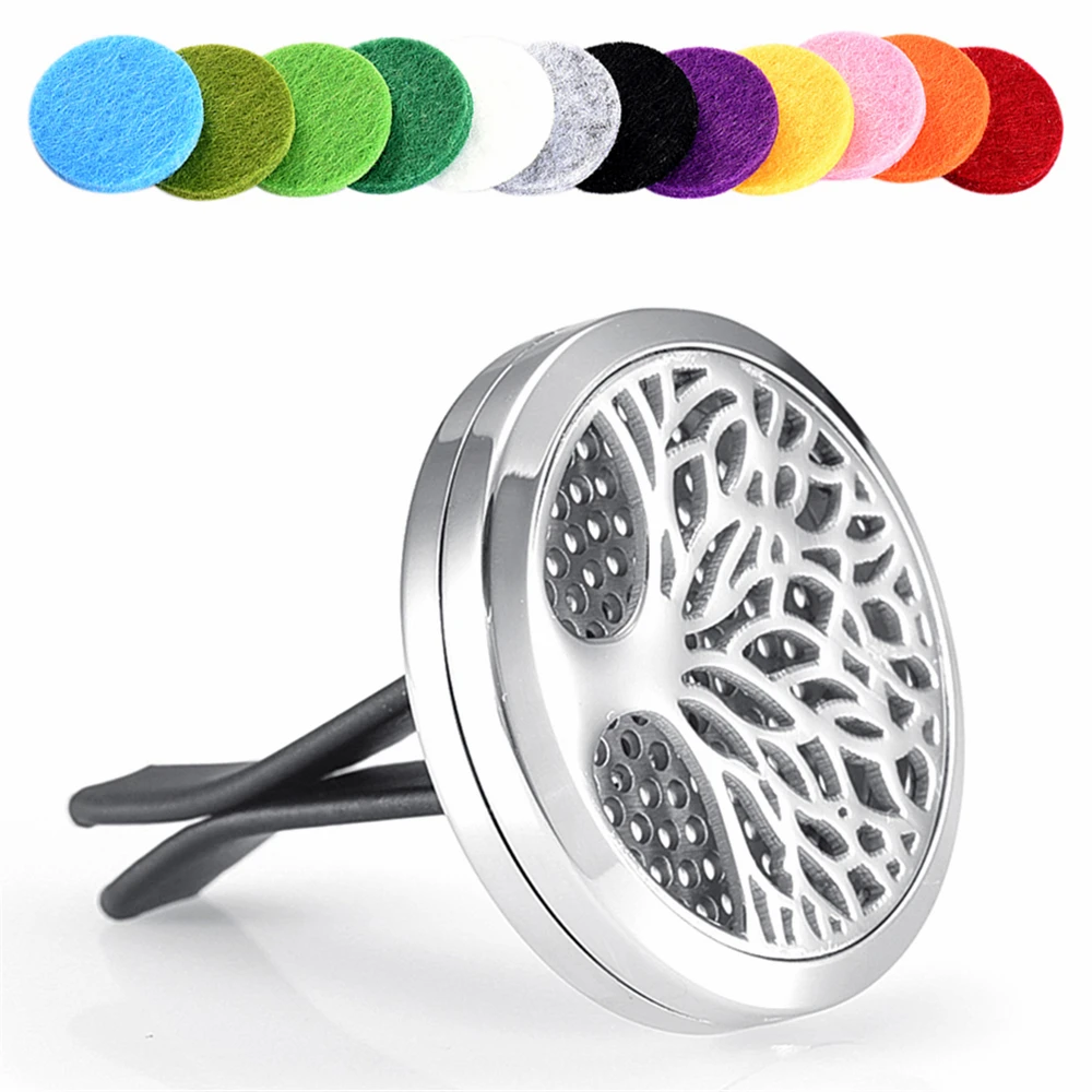 MJL006 Stainless Steel Car Perfume Clips AC Vent Clip Air Freshener