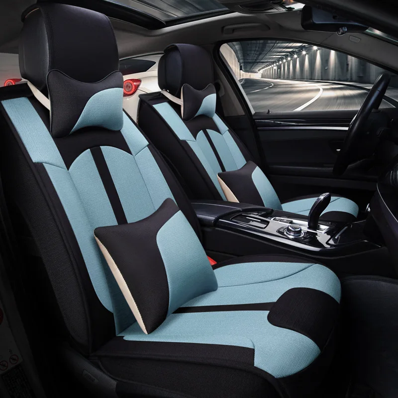 

Flax New Wholesale Price of Car Seat Cushion Summer Air Cushion Full Package 3 D Sitting Sets