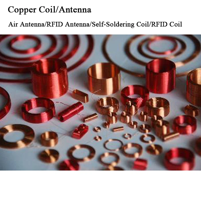 

ic 13.56mhz card reader copper coil electronic part pcb enameled wire self-soldering antenna