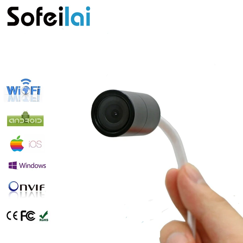 

Smartphone Live View Mini Wifi IP Camera 720P HD Motion Detection Micro Cameras TF card 128G max audio onvif CCTV P2P camara