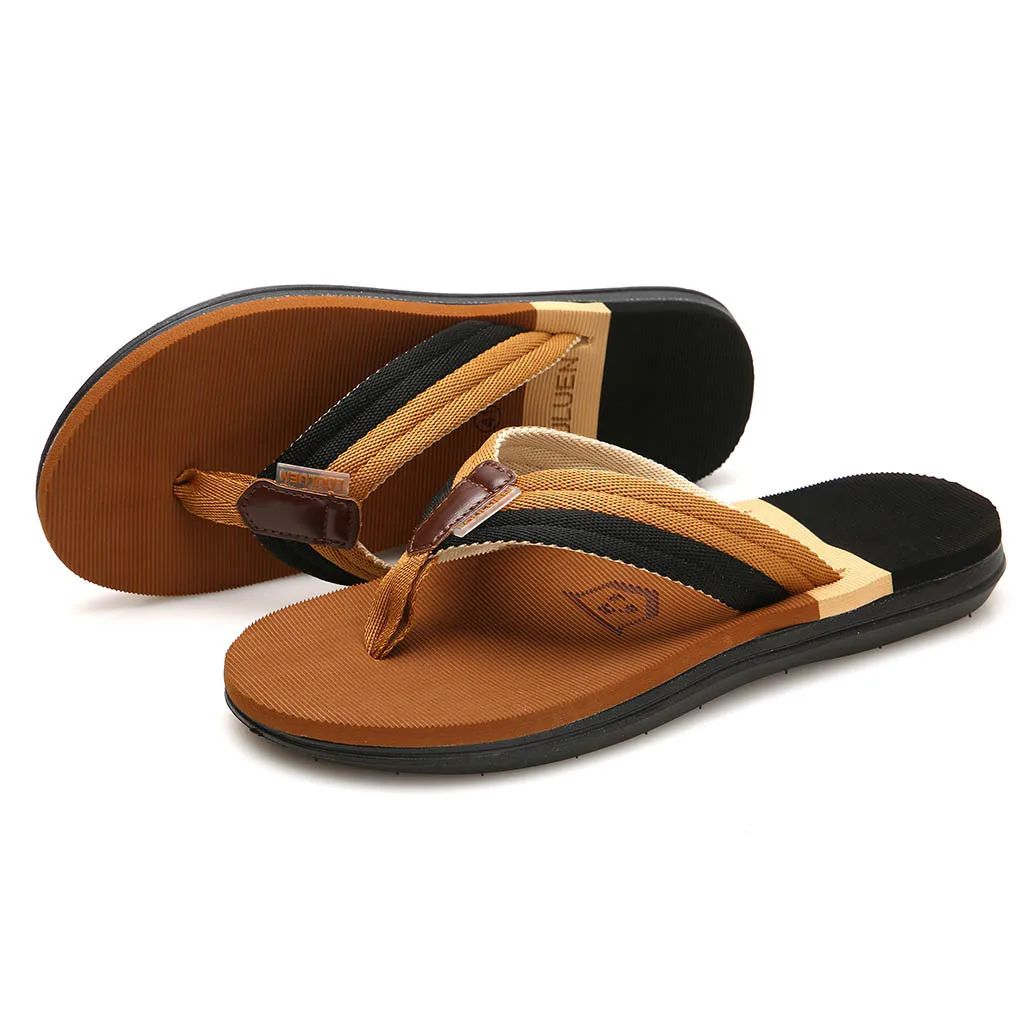

New Arrival Summer Men Flip Flops High Quality Beach Sandals Anti-slip Hombre Casual Shoes Wholesale Dec27