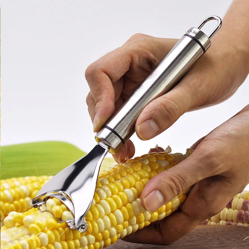Portable Corn Stripper Cutter Shaver Peeler Kitchen Cob Remover Cooking
