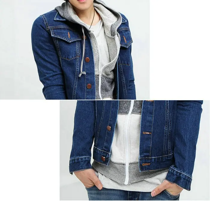 mens cropped jean jacket