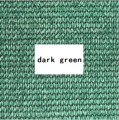 На заказ любой размер Навес От Солнца Парус HDPE Сетка Открытый Анти-УФ треугольники квадратный тент бассейн затенение сетка беседка навес сад Toldo горячая распродажа - Цвет: dark green